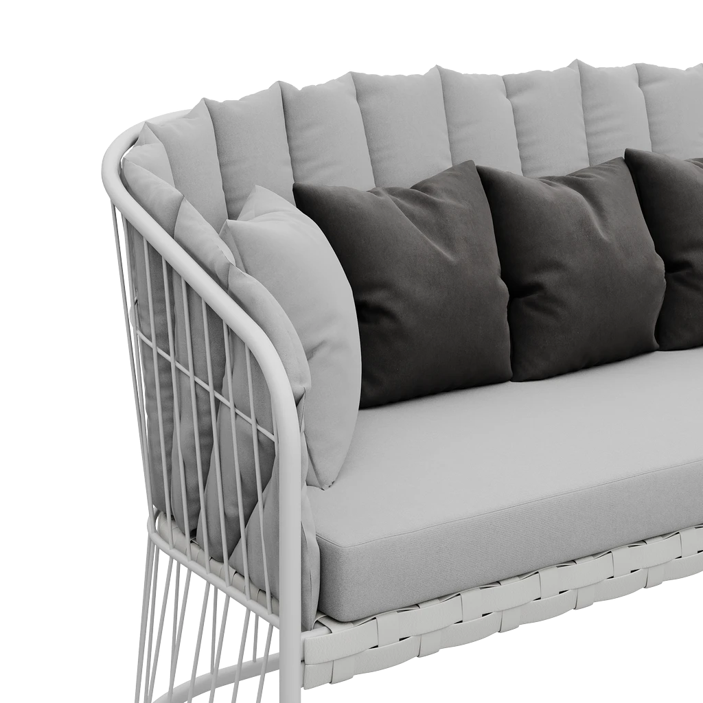 BITI софа 2-х местная с плетением - Thumbnail 3