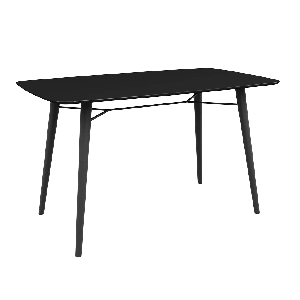 Стол кухонный Corvus 140/80/75 (Крашенный) Черный-CH