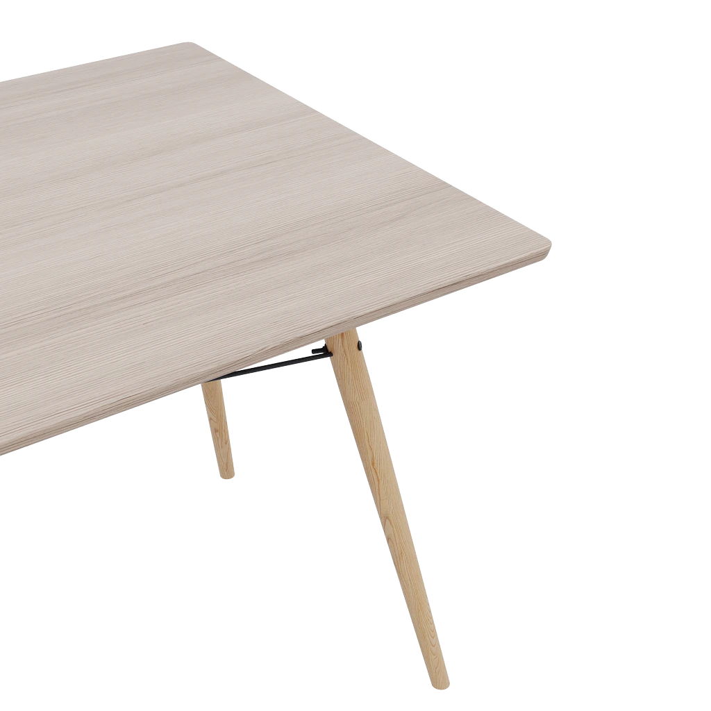 Стол кухонный Stockholm 120х80x78 ПВХ - Thumbnail 3