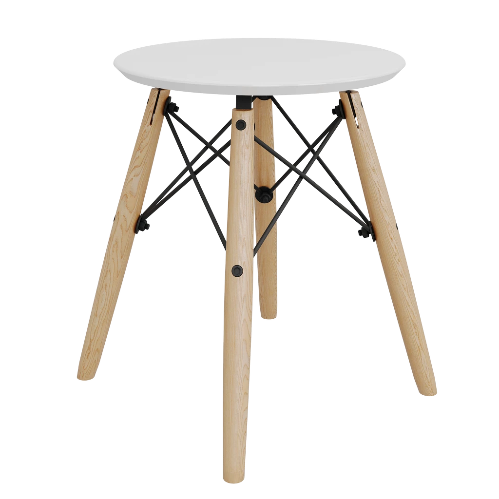 Стул Stockholm Д40х45 крашенный Белый