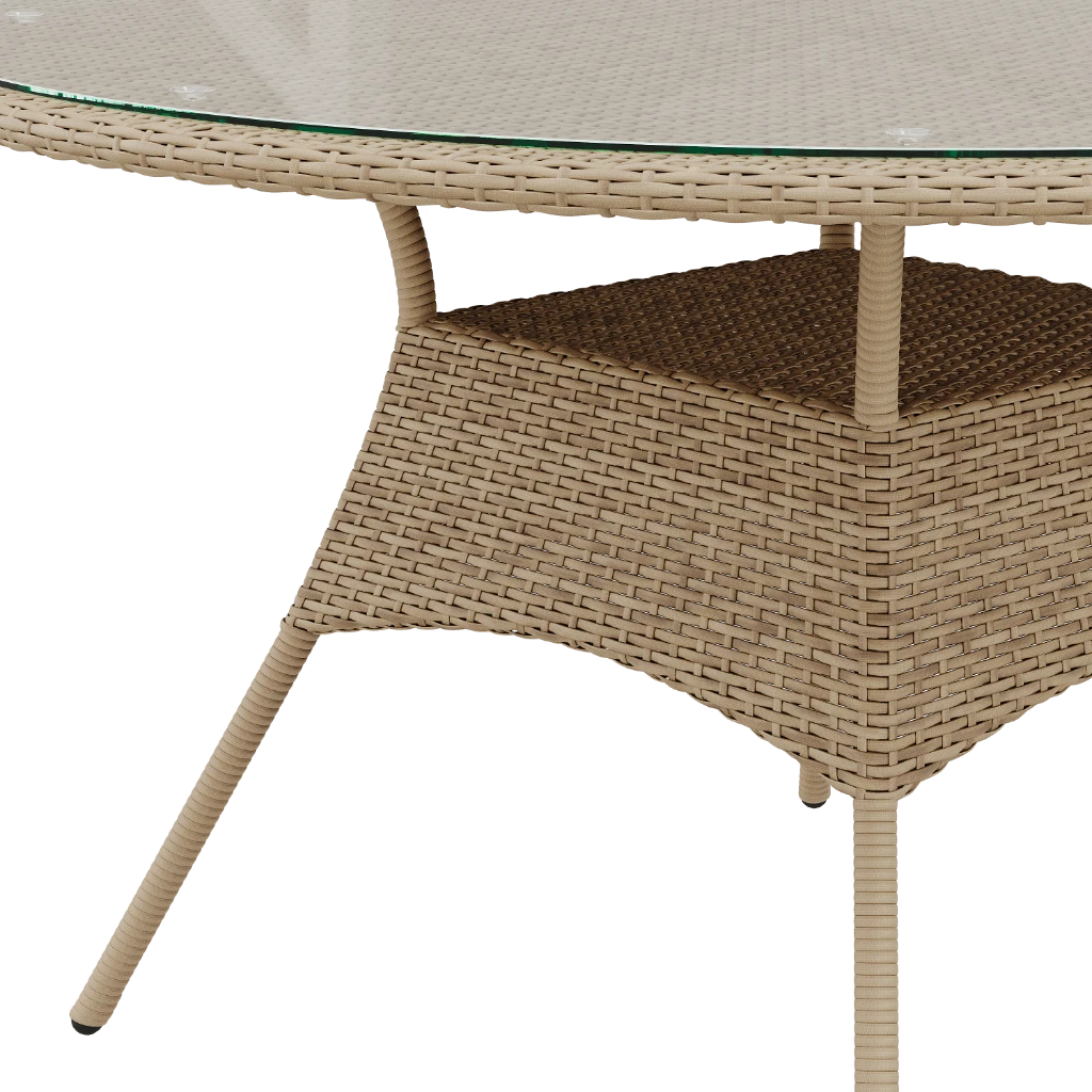 722 Стол обеденный круглый разборный  d 1300*720 - Thumbnail 3