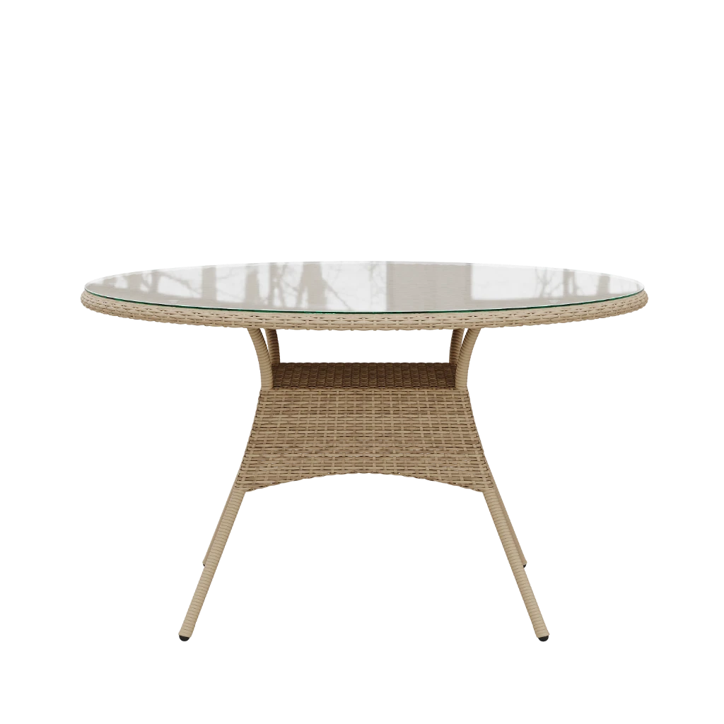 722 Стол обеденный круглый разборный  d 1300*720 - Thumbnail 2