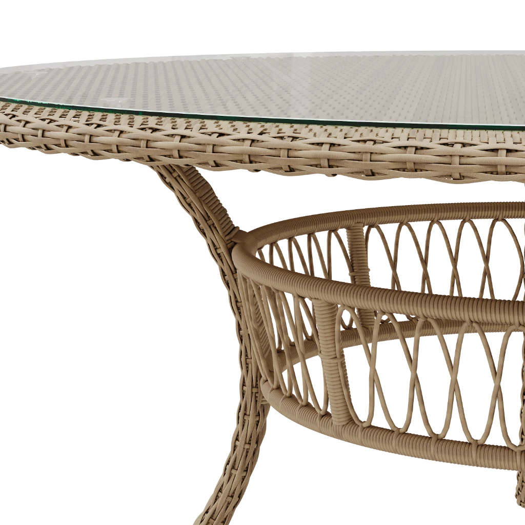 722 Стол обеденный круглый разборный  d 1600*720 - Thumbnail 4