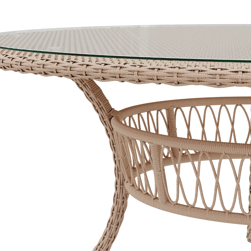 722 Стол обеденный круглый разборный  d 1600*720 - Thumbnail 4