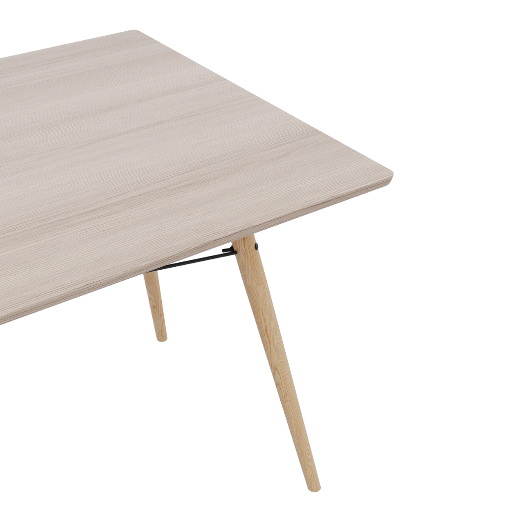 Стол кухонный Stockholm 140х80x78 ПВХ - Thumbnail 2