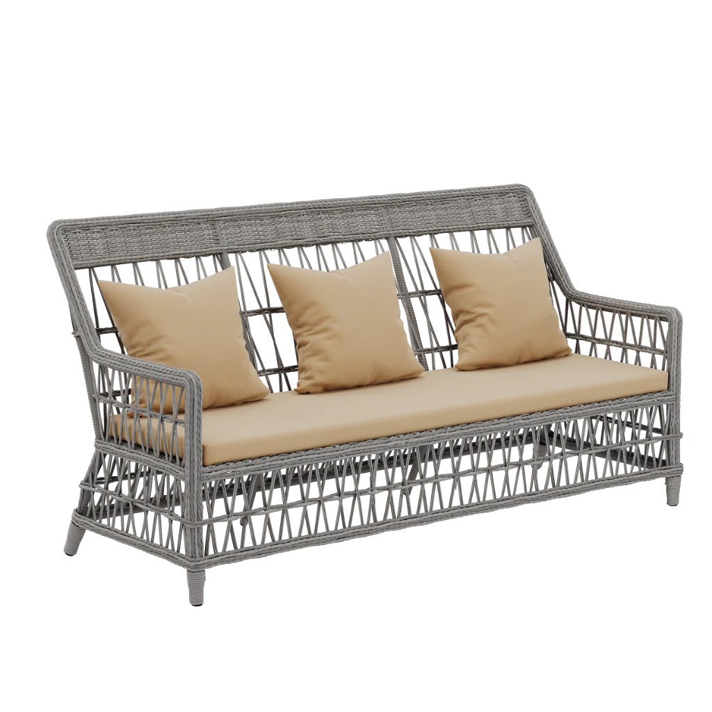 LEGEND Софа 3-х местная сталь 4045с