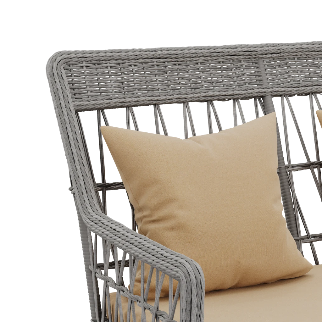 LEGEND Софа 3-х местная сталь - Thumbnail 3