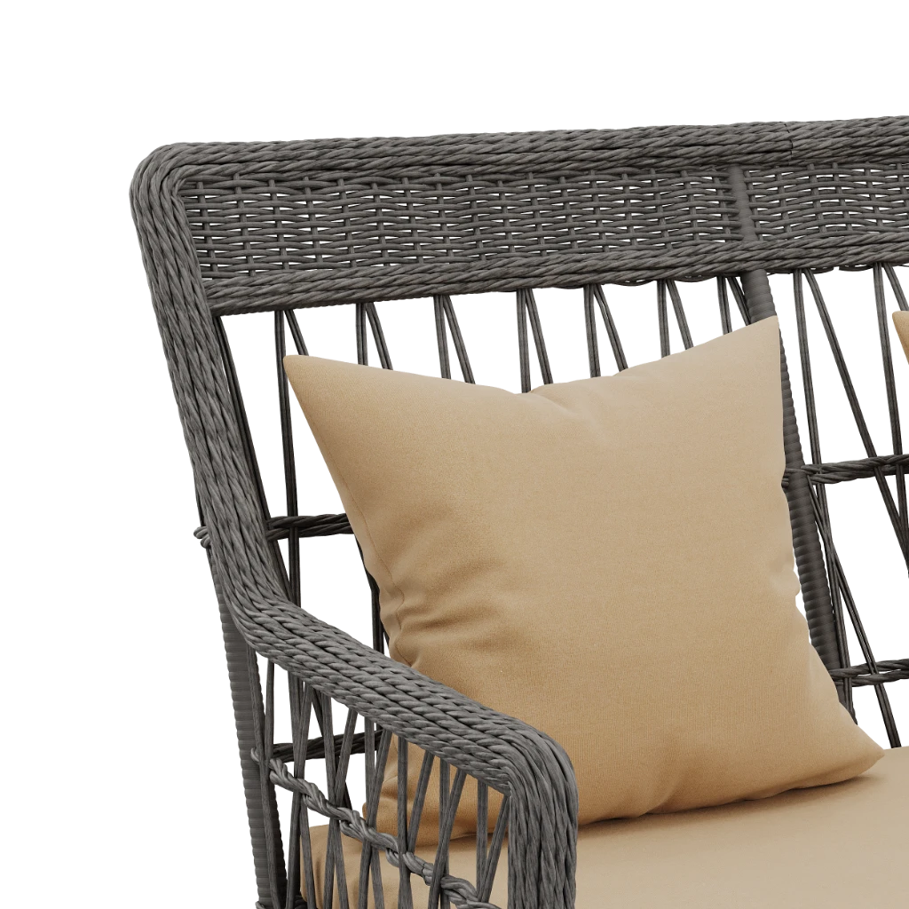 LEGEND Софа 3-х местная сталь - Thumbnail 3