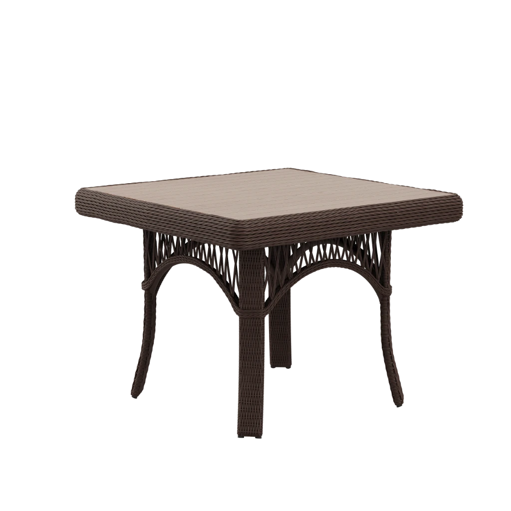 LEGEND Стол обеденный квадратный c деревянной столешницей 900*900*720 7045С variation 1