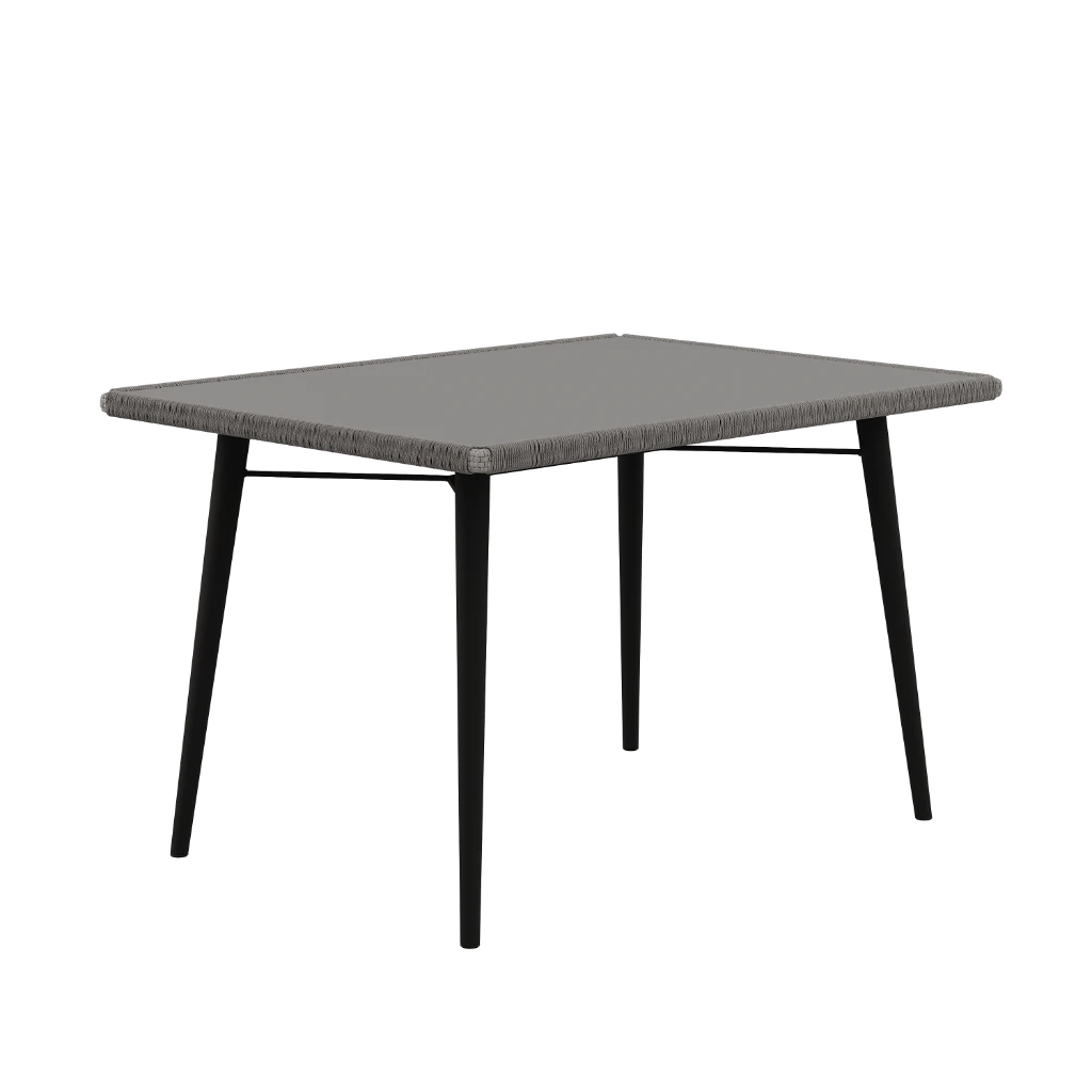 Стол кухонный Corvus 131/91/76 Со стеклянной плетенной столешницей (Outdoor) 8888Z variation 1