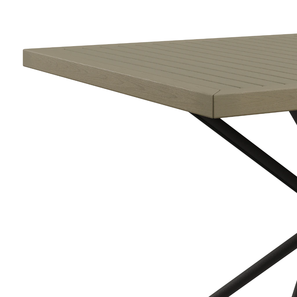 Стол кухонный Olivia 120/80/75 Деревянный (R) (outdoor) - Thumbnail 3