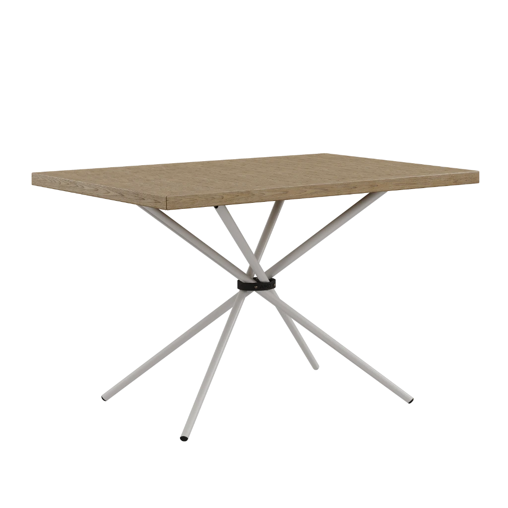 Стол кухонный Olivia 120/80/75 Деревянный (R) (outdoor) черный variation 1