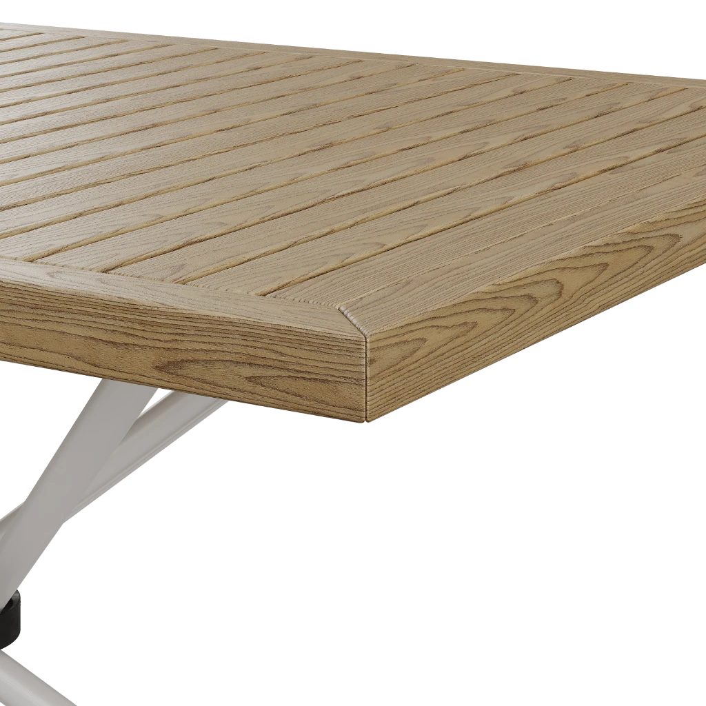 Стол кухонный Olivia 120/80/75 Деревянный (R) (outdoor) - Thumbnail 4