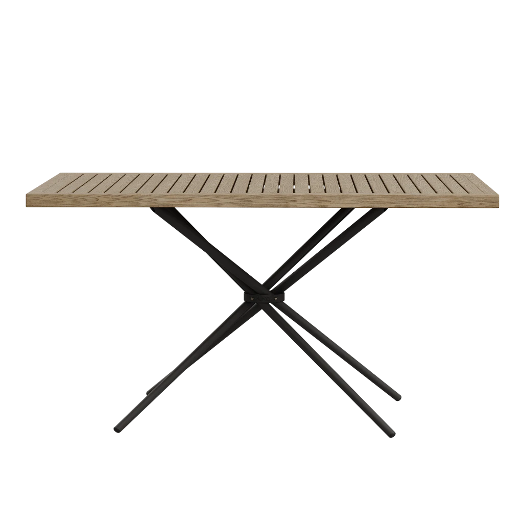 Стол кухонный Olivia 140/80/75 Деревянный (R) (outdoor) - Thumbnail 2