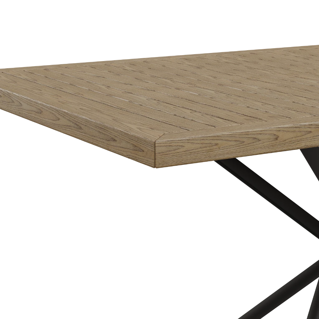 Стол кухонный Olivia 140/80/75 Деревянный (R) (outdoor) - Thumbnail 3