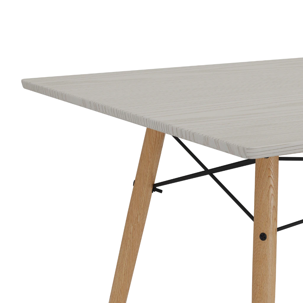 Стол кухонный Stockholm 140х80x78 ПВХ - Thumbnail 3