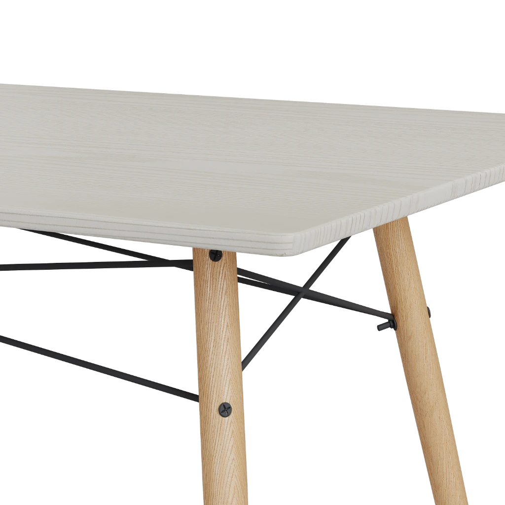 Стол кухонный Stockholm 140х80x78 ПВХ - Thumbnail 4