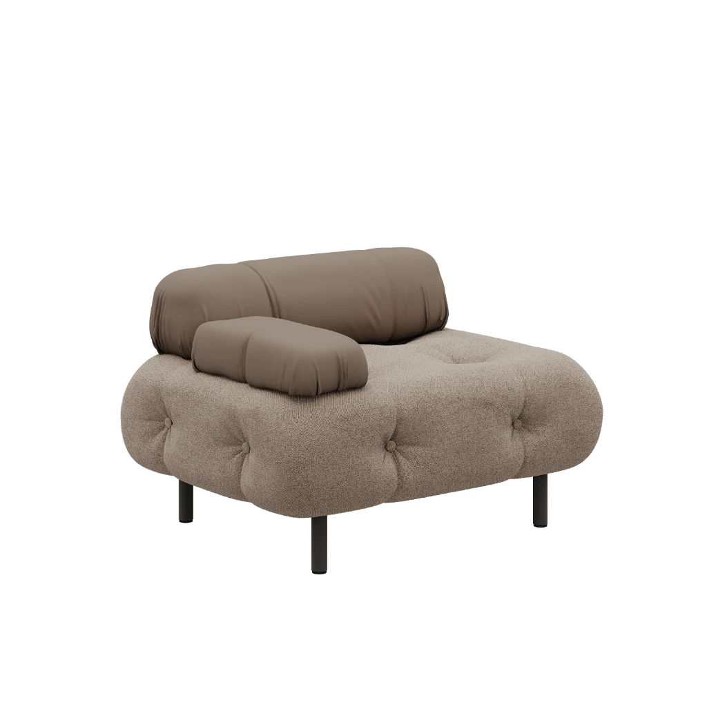 Диван Rome 100/85/57 правая секция Премиум L-Loden Napa-233