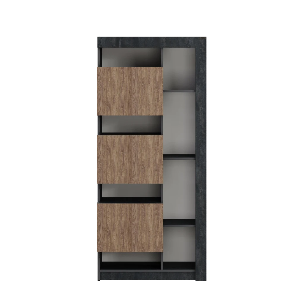 Шкаф офисный Lecco 80х46х180 - Thumbnail 2