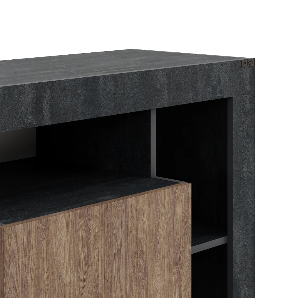 Шкаф офисный Lecco 80х46х180 - Thumbnail 4