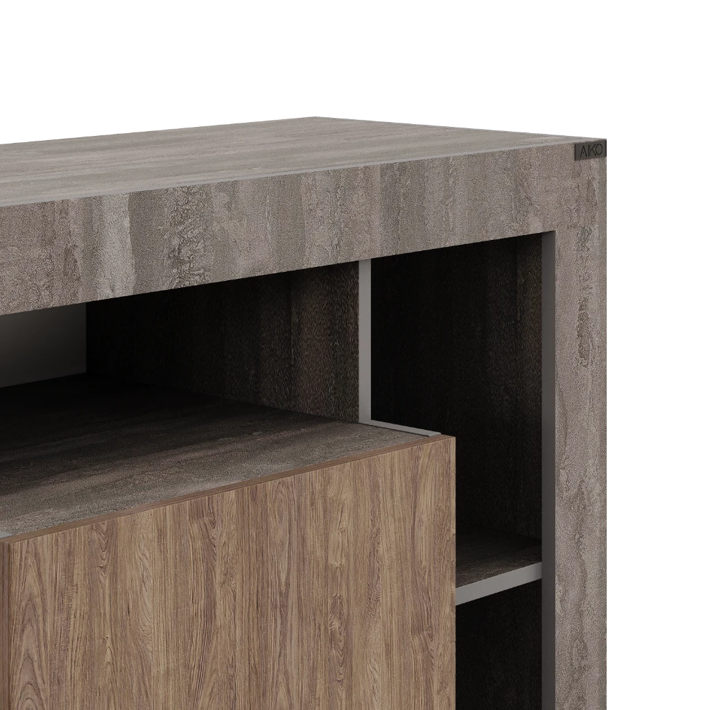 Шкаф офисный Lecco 80х46х180 - Thumbnail 4