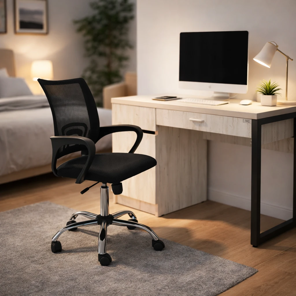 Комплект Стол Practik 120/60/78 H + Кресло SOLO ECO (901B)