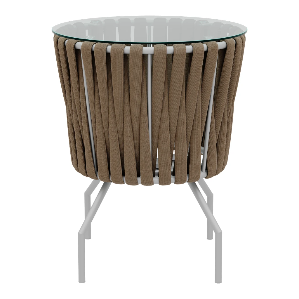 CAPELLA стол кофейный круглый d 600*570 Бежевый