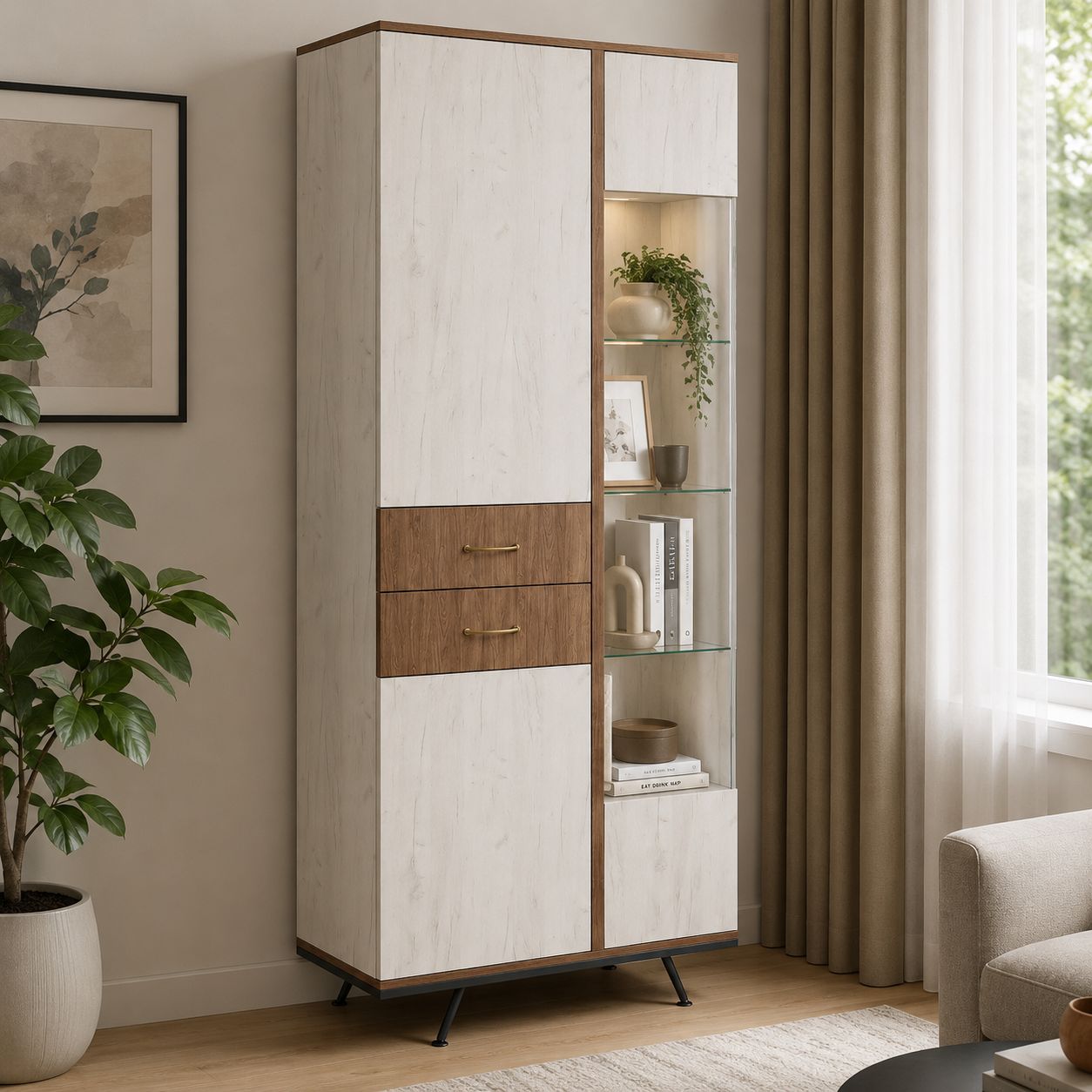 Сервант Messina 96х38,4х200 MDV DB
