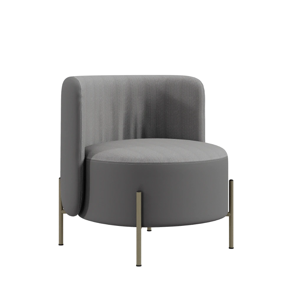 Кресло Comfy 70х70х72 Nappa-993.FLAME grey