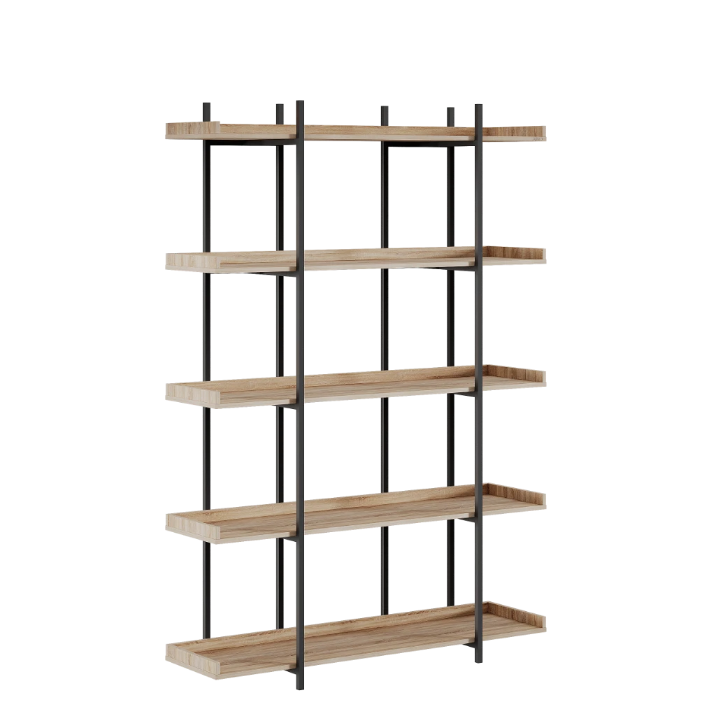 Стеллаж мк Tandem с бортами 140/40/200 Dsan.Ch